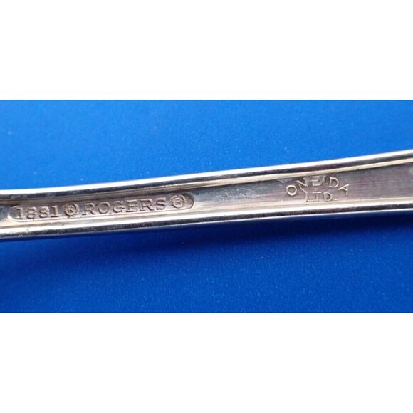 Oneida DEL MAR Set of 3 Salad Forks 1881 Rogers Vtg Silverplate Flatware - Picture 3 of 4